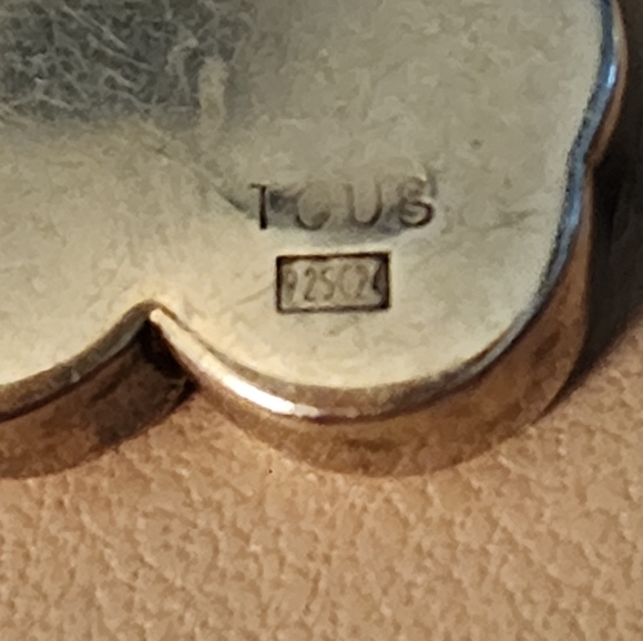 Tous Sterling Silver 925 Bear Pendant VINTAGE & 18" Sterling Silver Chain - Picture 2 of 6